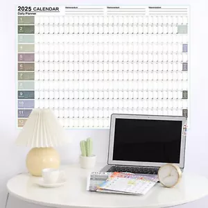 Wall Calendar Planner Poster Calendar Wall Calendars 2025 Year Planner Calendar - Picture 1 of 7