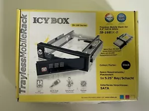 ICY BOX IB-168SK-B Trayless Mobile Rack for 3.5" SATA HDDs - Picture 1 of 7