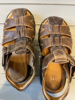 Sandalias de pescador Umi para niños talla 27 de cuero Foto 1 de 4