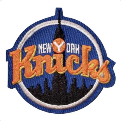 Parche estilo vintage de los New York Knicks. Bordado. Plancha. 3"x3" Foto 1 de 4