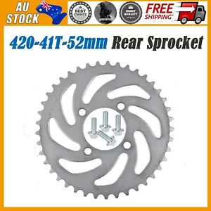 420 41T Teeth Rear Chain Sprocket For Dirt Bike 110cc 125cc SSR Taotao Coolster - Picture 1 of 12