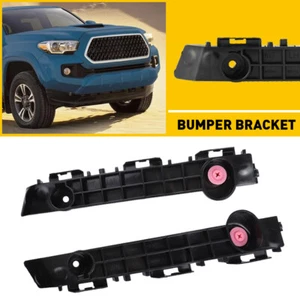 Pair Bumper Bracket Set For 2016-2018 Toyota Tacoma Front Steel - Picture 1 of 20