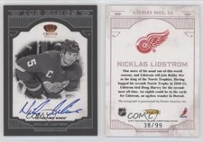 2011 Panini Crown Royale Ice Kings Signatures /99 Nicklas Lidstrom #11 Auto HOF