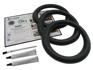 Kit de reparación de altavoces de espuma JL Audio 3 paquete de 10", 10W6v2-D4, FSK-10JLv2-3 (TRIPLE) - Imagen 1 de 7