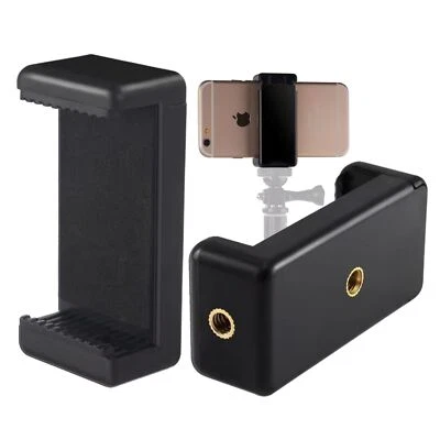 Smartphone / iPhone Halter Halterung Adapter für Stativ Kamerastativ 1/4 Zoll - Bild 1 von 4