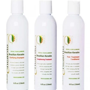(56,36€/L) ENCANTO DO BRASIL 3x236ml Brazilian Keratin Behandlung Haarglättung - Bild 1 von 1