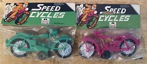 Vintage Lot of 2 Speed Cycles - Toy Motorcycle - New Old Stock - Unopened - Picture 1 of 4