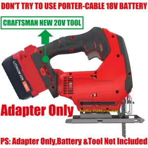 1x para Craftsman NUEVO 20V Adaptador: Para PORTER-CABLE 20V MAX PCC685 BATERÍA DE IONES DE LITIO - Imagen 1 de 7