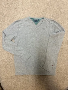 Original Tommy Hilfiger Herren Pullover Gr. XL-Grau - Bild 1 von 2