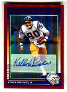 2024 Score Signatures Red Zone #171 Kellen Winslow 5/20 cargadores A47 485 - Imagen 1 de 2