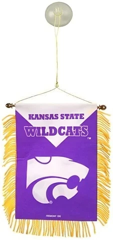 NCAA Kansas State Wildcats 3.5" x 4.5" Red Mini Banner Flag Cover