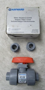 💥NEW HAYWARD 1/2" CPVC TRUE UNION BALL VALVE TB2050ST - Picture 1 of 9