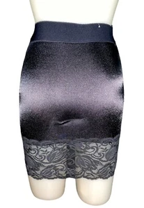 VTG Second Skin half slip Vanity Fair Skirt Sissy Shiny panty thong Large 42 - Picture 1 of 18