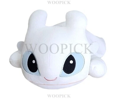 How To Train Your Dragon 3 Lying LIGHT FURY Plush Doll 23.5" Cute-100% Authentic - Image 1 of 3