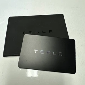 Original Tesla Model S 3 X Y Plaid Key Card Black Inv 7C - Bild 1 von 2