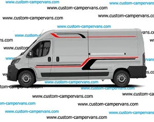 (No.1127) CAMPER VAN GRAPHICS MOTORHOME STICKERS GRAPHICS DECALS CARAVAN DECALS - Picture 1 of 8