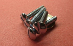 Traversenkopf Stahl verzinkt, Schlitzschraube 10-24 x 1,25" Länge, 200 Stück - Bild 1 von 12