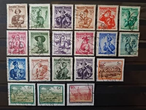 Sellos de Austria, lote pequeño, matasellados, en buen estado, ver escaneo - Imagen 1 de 4