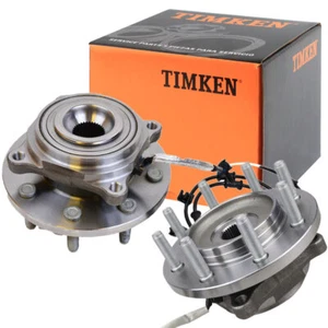 Set (2) TIMKEN Front Wheel Bearing and Hub For 2014-2018 Ram 2500 2013-2018 3500 - Picture 1 of 6