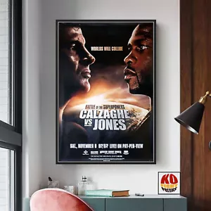 JOE CALZAGHE vs. ROY JONES JR : Original HBO PPV Boxing Fight Poster (SHOP) - Picture 1 of 16