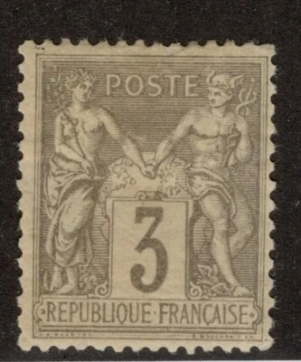 France Scott 97 Mint Hinged CV 4$ - Small Thins - Image 1 of 2