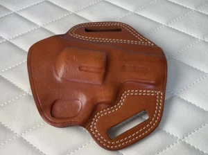 Galco Double Belt Loop SM102 Leather Holster(Small Rev) 38 Snub - Picture 1 of 5