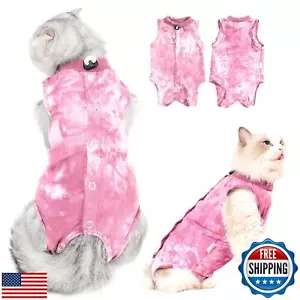 Cat Recovery Suit After Surgery, Cat Recovery Wear for Abdominal Wounds Cat O - Picture 1 of 5