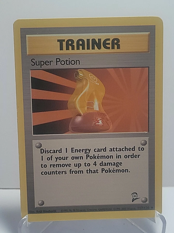 Super Potion 117/130 Pokemon Base Set 2 Trainer Uncommon LP Used See Pictures - Image 1 of 4