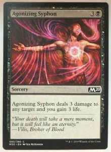 Juego de núcleos de sifón agonizante MTG 2020 083/280 regular común - Imagen 1 de 1