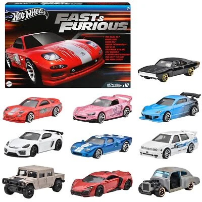 Hot Wheels Wild Speed FAST & FURIOUS HVX27 10 Cars In Pack - Image 1 of 4