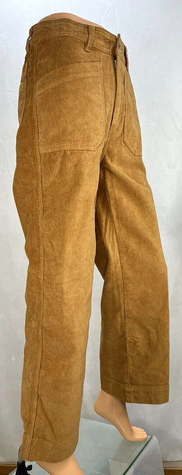 Patagonia Women's Wide-Leg Cord Pants Size 6 color nest brown