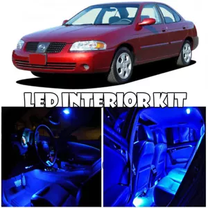 For 00-06 Nissan Sentra Sunny Interior LED Xenon Light Bulb HID Full Kit (BLUE) - Bild 1 von 6