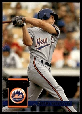 1994 Donruss Baseball Card Jeromy Burnitz New York Mets #575 - Image 1 of 2