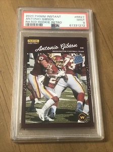 Antonio Gibson 2020 Panini NFL Rated Rookie Retro #27 PSA 9 MINT - Bild 1 von 3