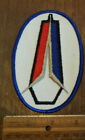 Plymouth Emblem Patch - Red White Blue - 4.5 x 3 inch - oval