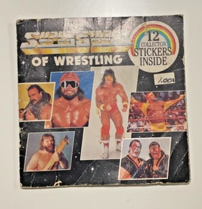 1989 WWF Superstars Of Wrestling Sticker Book 80s Toy Titan Sports - Picture 1 of 15