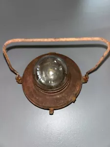 Rare Antique Embury Short Light All Original, Handled Red - Picture 1 of 8