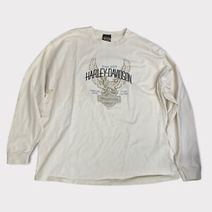 Harley-Davidson Long Sleeve White Shirts for Men for sale | eBay