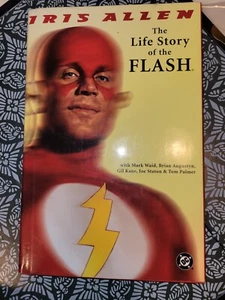 The Life Story Of The Flash Iris Allen1997 Hardcover SIGNED  Mark Waid  REMARKED - Picture 1 of 3