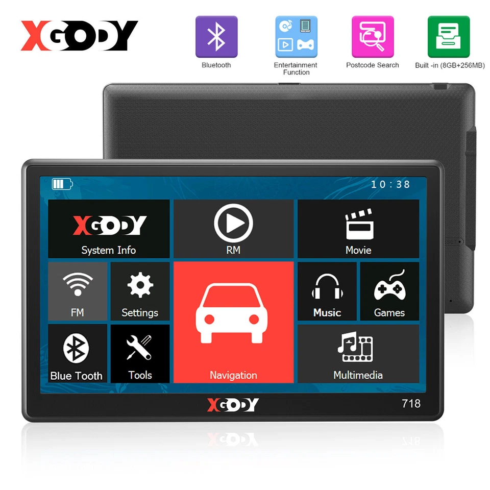 Xgody 718 7" KFZ GPS Navigationsgerät