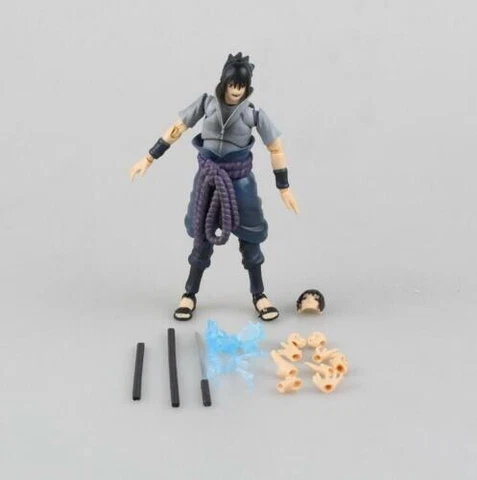 New SHF Anime Shippuden Uchiha Sasuke 6in Action Figure Model Toy Box Set Cover