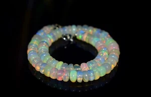 5x6 mm Natürlicher Äthiopischer Opal Feuer Nuggets Lose Edelstein Perlen Strang 8 Zoll - Bild 1 von 8