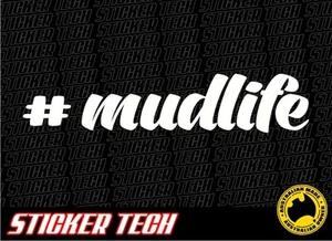 #MUDLIFE MUDLIFE CALCOMANÍA PEGATINA PARA TRAJE 4X4 4X4 TODOTERRENO TERRENO CAMPING - Imagen 1 de 1