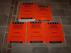 2000 Dodge Dakota Shop Service Repair Manual SLT Sport R/T 2.5L 3.9L 4.7L 5.9L - Picture 1 of 1