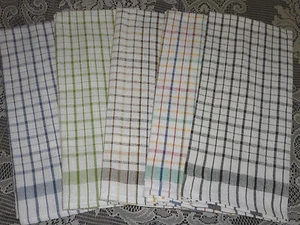  Handtuch Küche Homespun Trockentuch (2 Handtücher) verschiedene Farben 30" x 19 Baumwolle - Bild 1 von 4