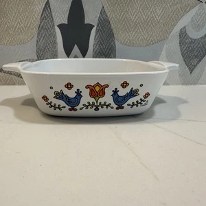 Vintage 1975 CorningWare Country Festival 1,75 Tassen Zierliche Auflaufform P-41-B - Bild 1 von 8