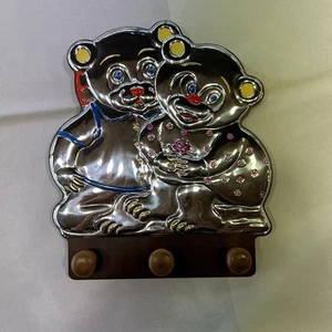 Appendiabiti Bambini Legno E Argento 925 - Foto 1 di 4