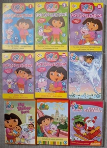 Dora The Explorer DVD Mixed Bundle x 9 Nickelodeon Kids TV Animated Show - Picture 1 of 1