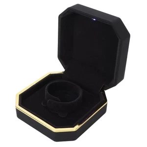 (black)Jewelry Box Wide Application Bracelet Box Dust Prevention - Picture 1 of 22