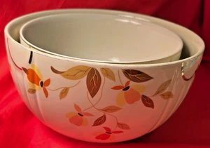 2 HALL'S AUTUMN LEAF Nesting RÜHRSCHÜSSELN - Bild 1 von 4